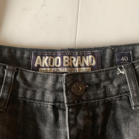 Men’s Akoo jeans, straight leg size 40 - Picture 2 of 4